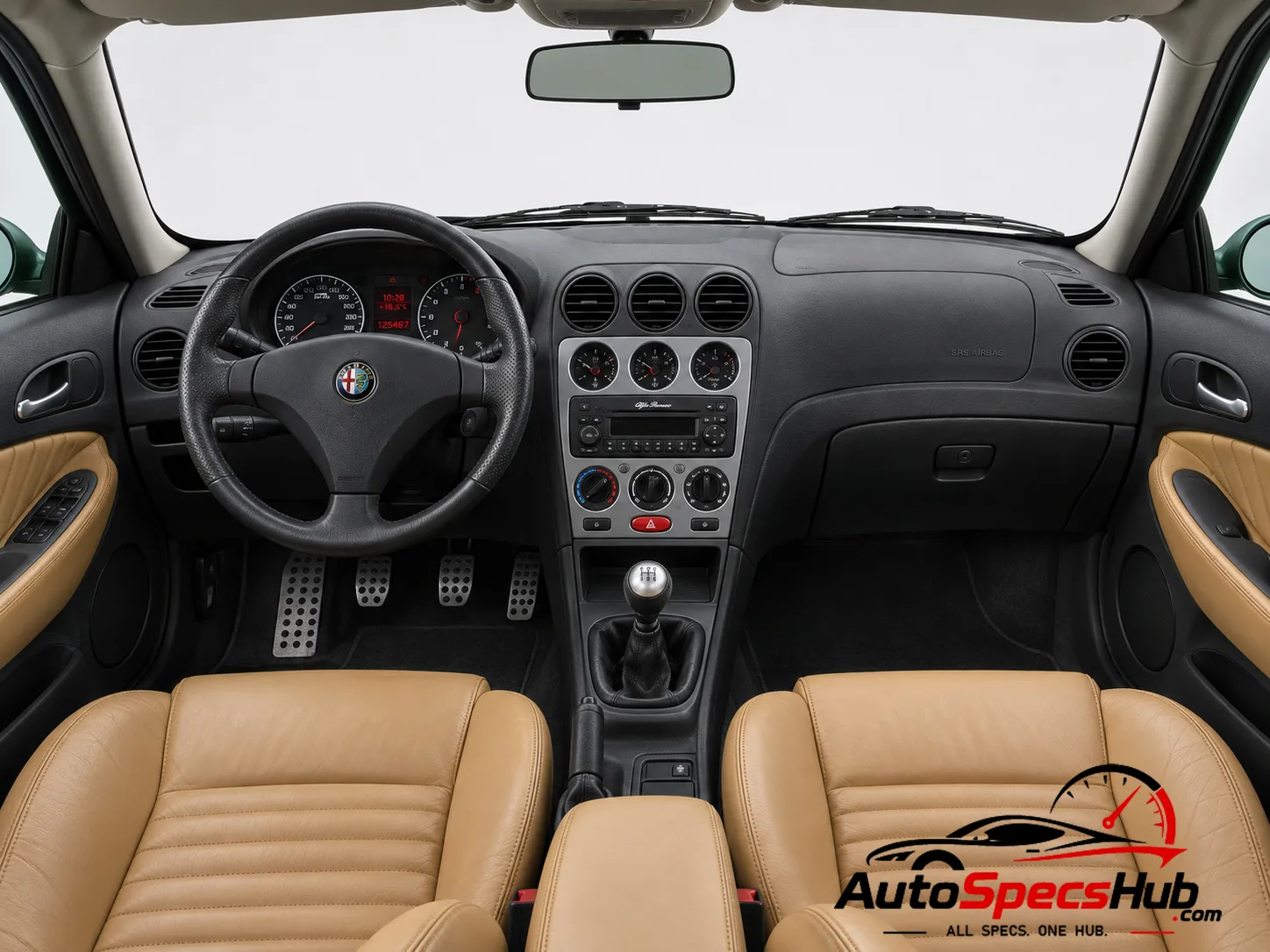 2003 Alfa Romeo 156 Sportwagon 3.2 V6 24v Q2 GTA interior dashboard and front cabin