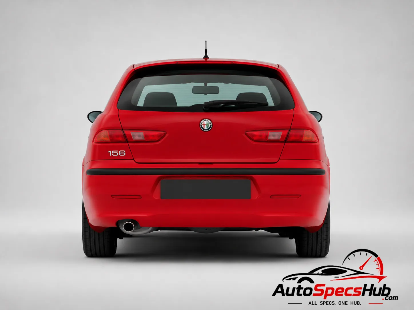2000 Alfa Romeo 156 Sportwagon 2.5 V6 24v rear view