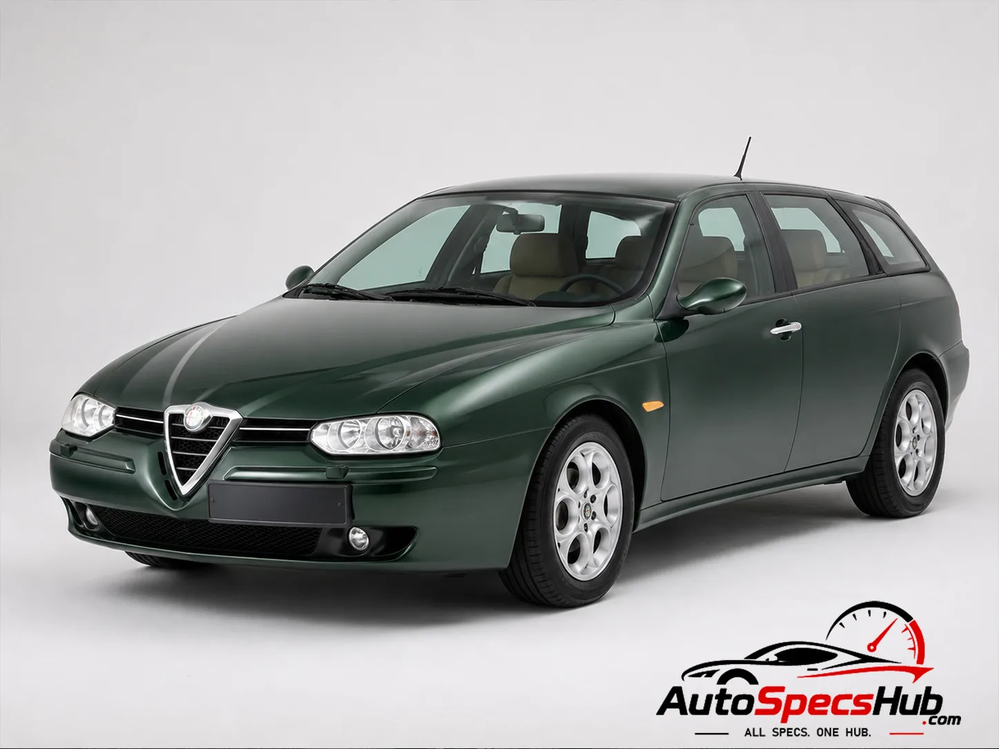 2003 Alfa Romeo 156 Sportwagon 2.5 V6 24v front three-quarter view