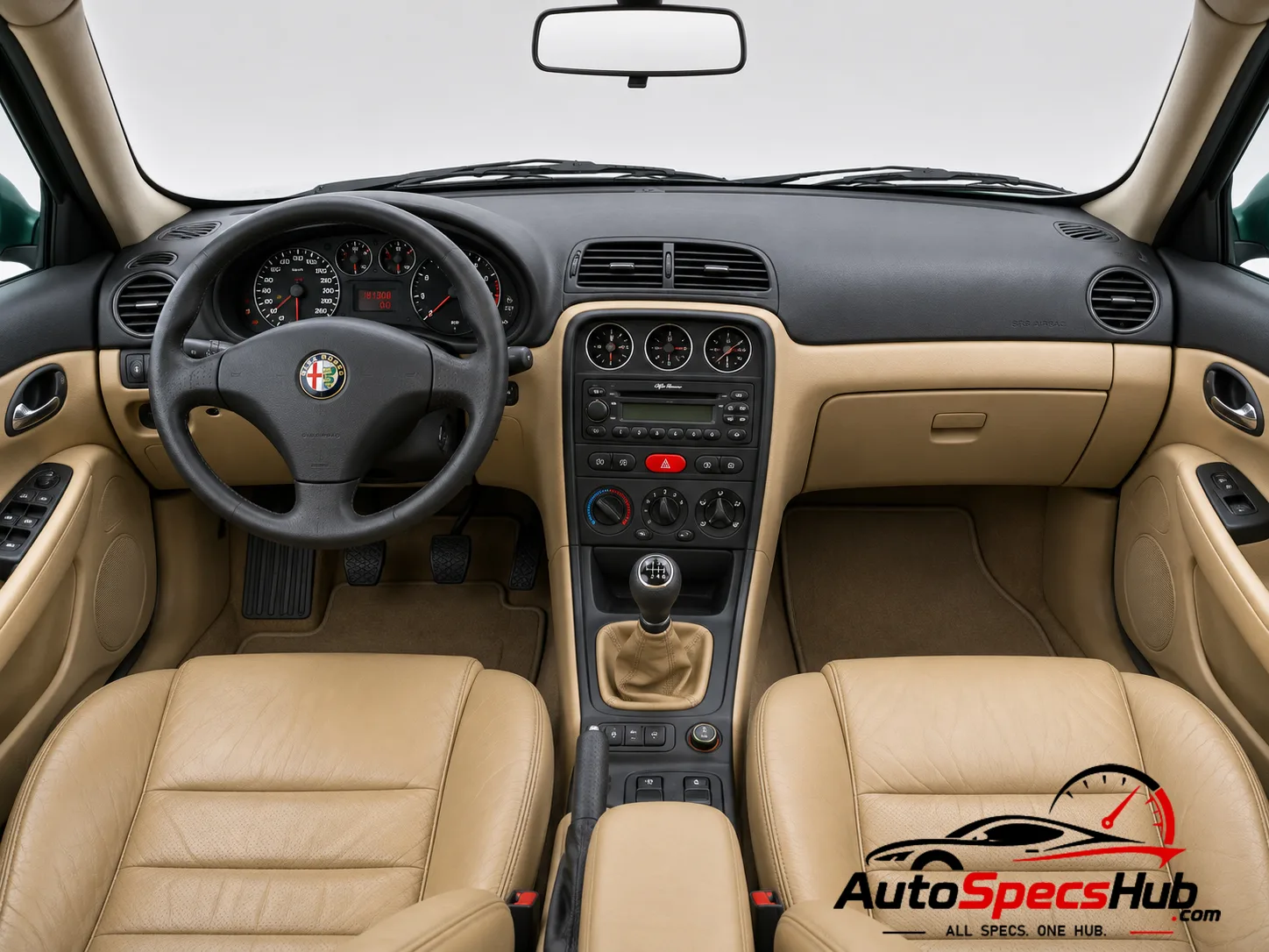 2003 Alfa Romeo 156 Sportwagon 2.5 V6 24v interior dashboard and front cabin