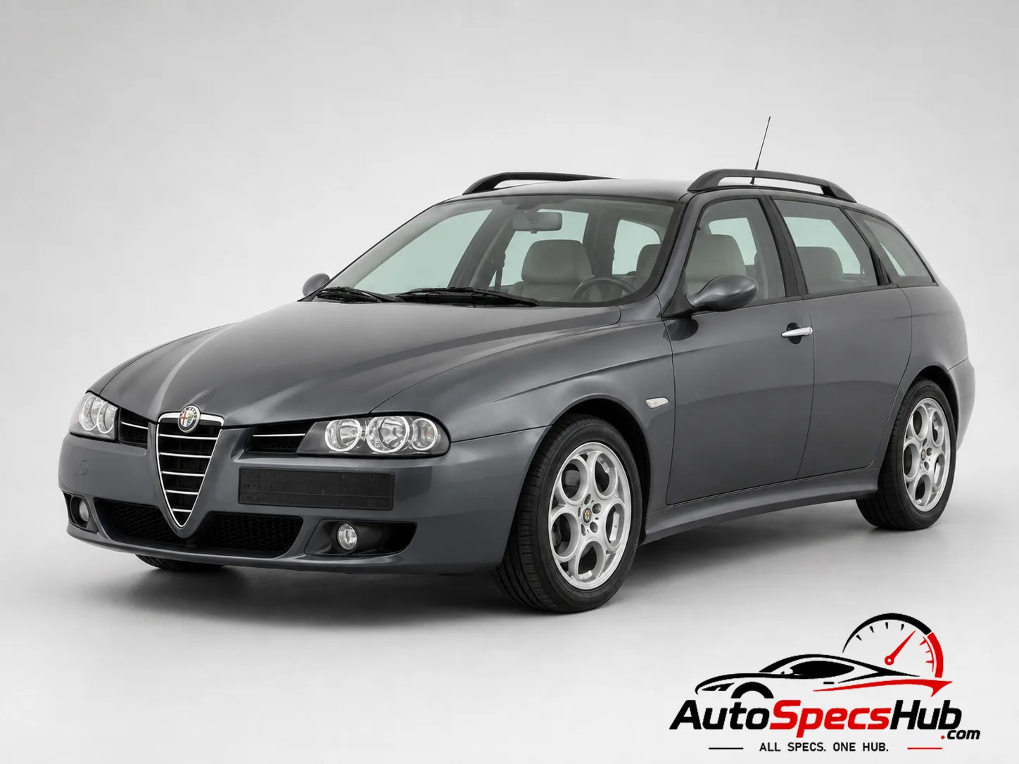 2002 Alfa Romeo 156 Sportwagon 2.0 JTS front three-quarter view