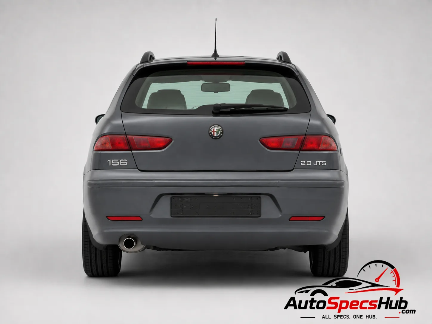 2002 Alfa Romeo 156 Sportwagon 2.0 JTS rear view