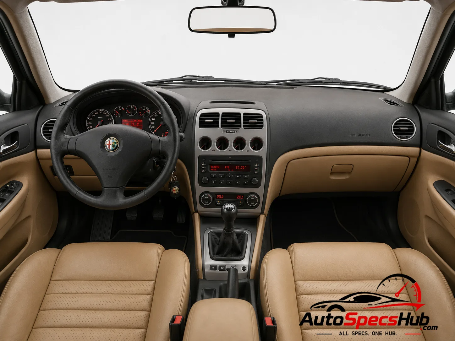 2003 Alfa Romeo 156 Sportwagon 2.0 JTS interior dashboard and front cabin