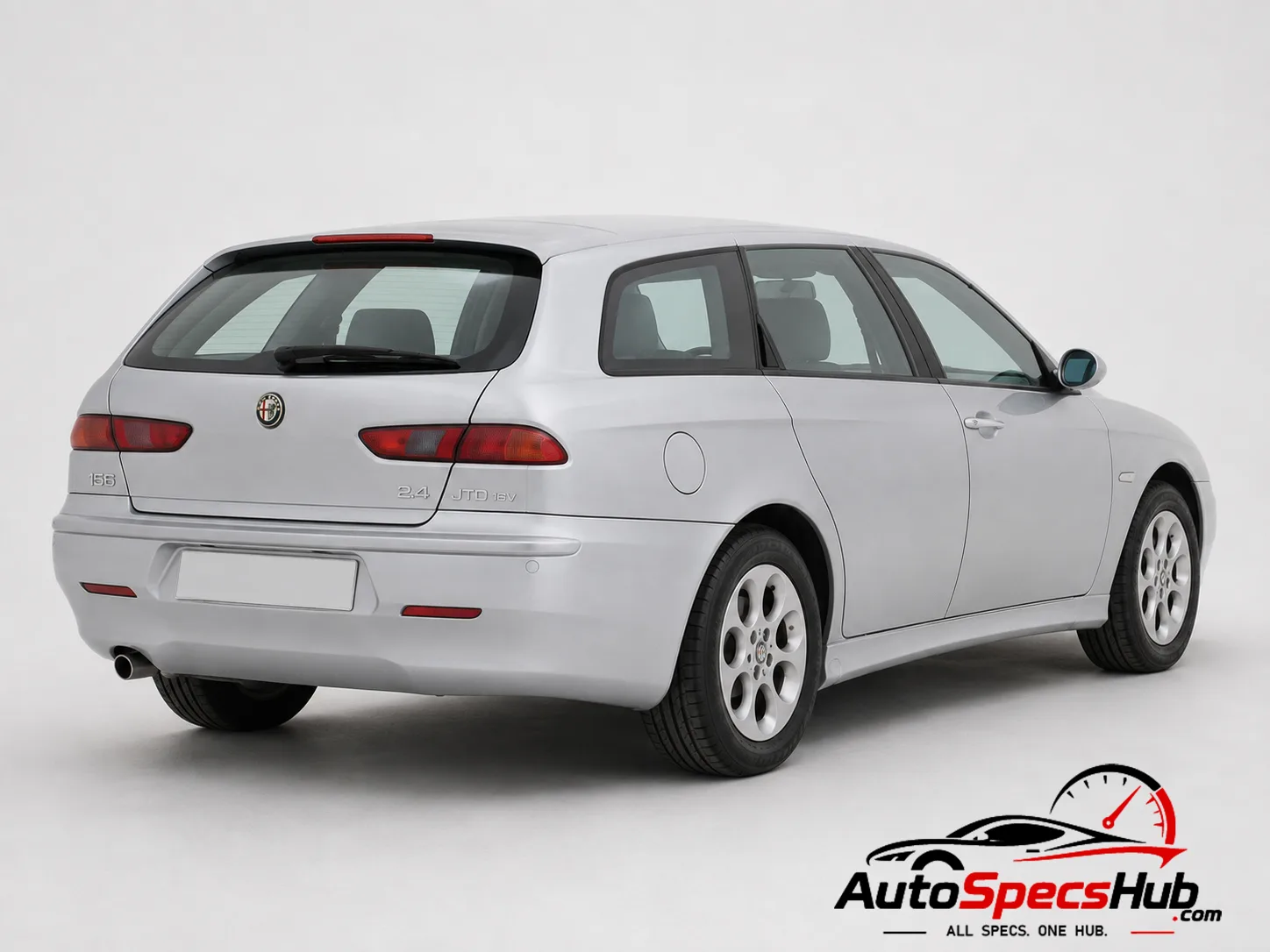 2003 Alfa Romeo 156 Sportwagon 2.4 JTD 16v Multijet rear three-quarter view