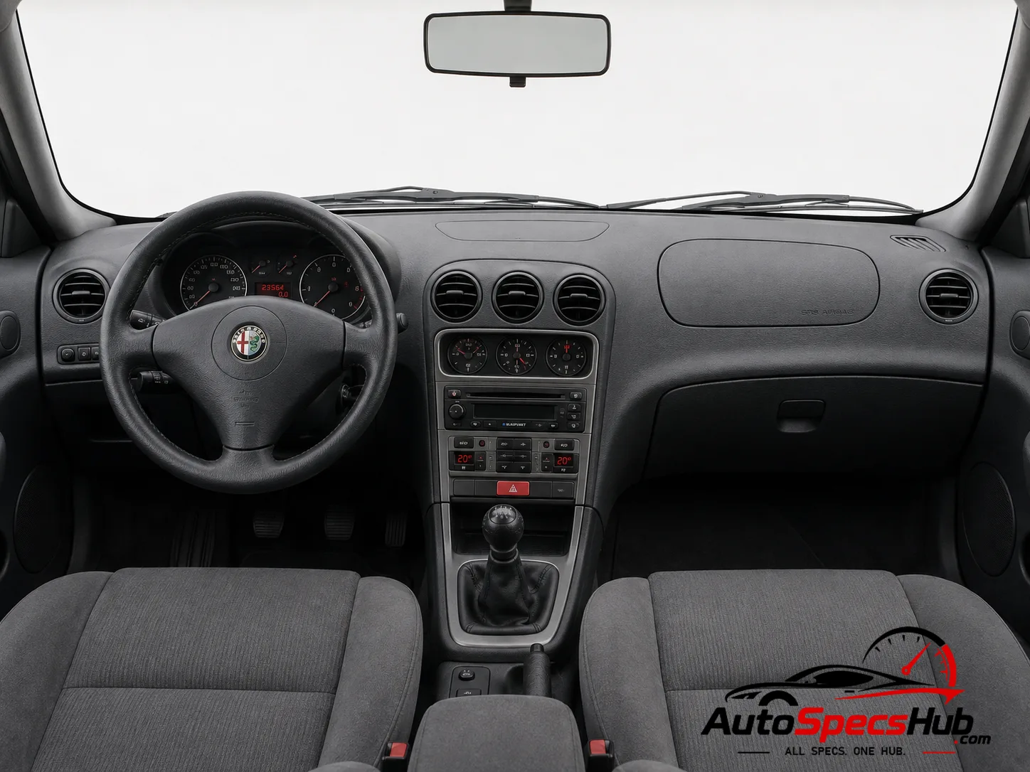 2003 Alfa Romeo 156 Sportwagon 2.4 JTD 16v Multijet interior dashboard and front cabin