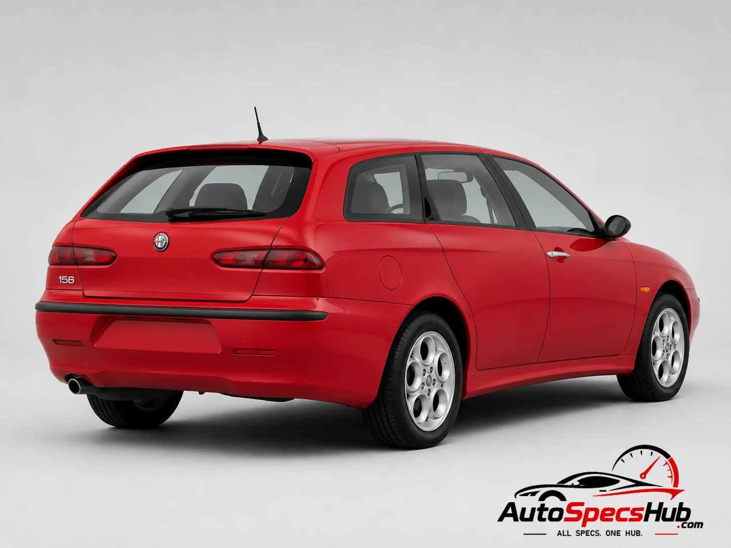 2000 Alfa Romeo 156 Sportwagon 1.8 Twin Spark rear three-quarter view