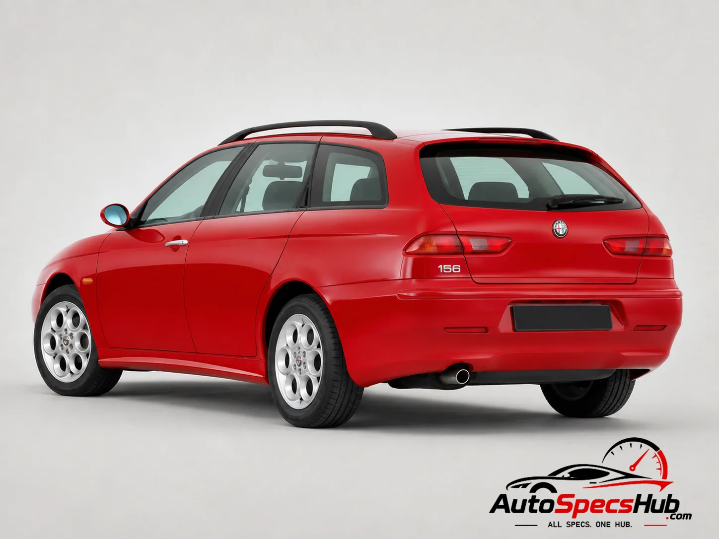 2001 Alfa Romeo 156 Sportwagon 1.8 Twin Spark rear three-quarter view