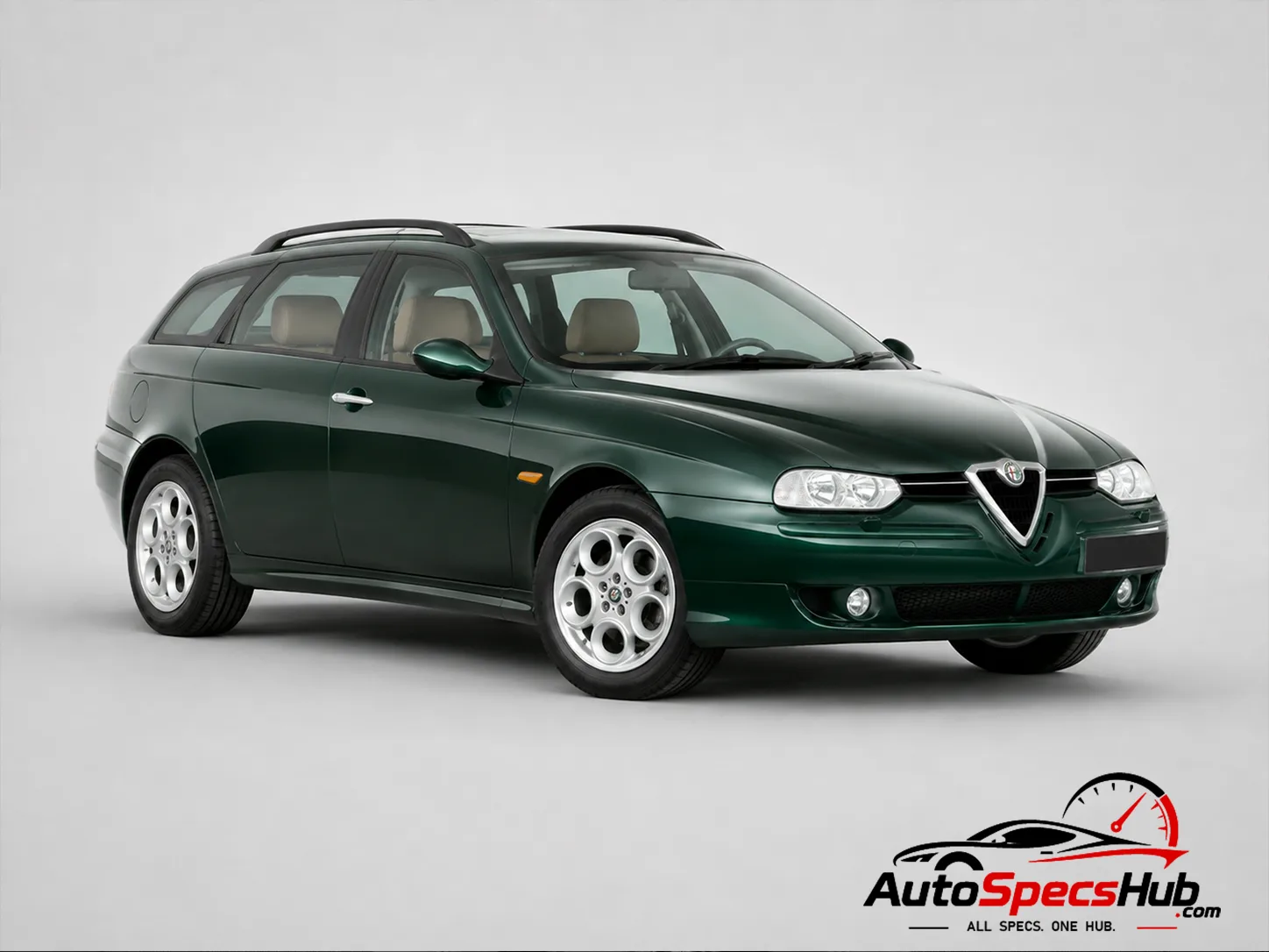 2003 Alfa Romeo 156 Sportwagon 1.8 Twin Spark front three-quarter view