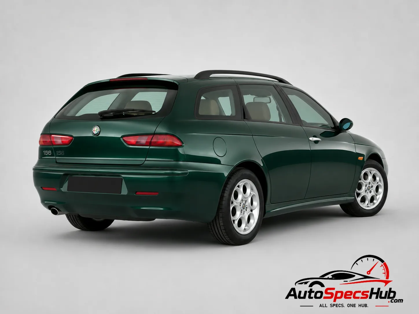 2003 Alfa Romeo 156 Sportwagon 1.8 Twin Spark rear three-quarter view