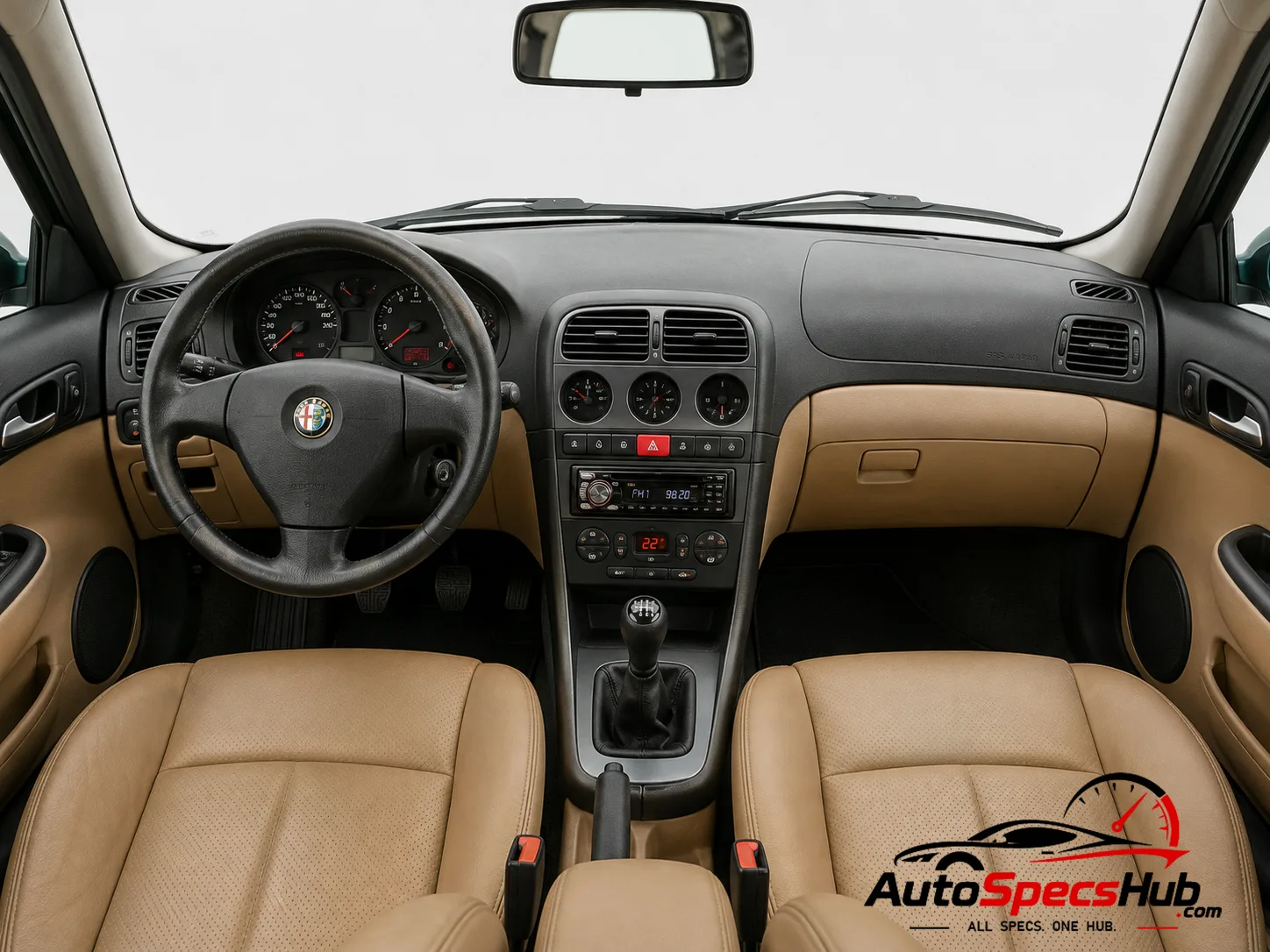 2003 Alfa Romeo 156 Sportwagon 1.8 Twin Spark interior dashboard and front cabin