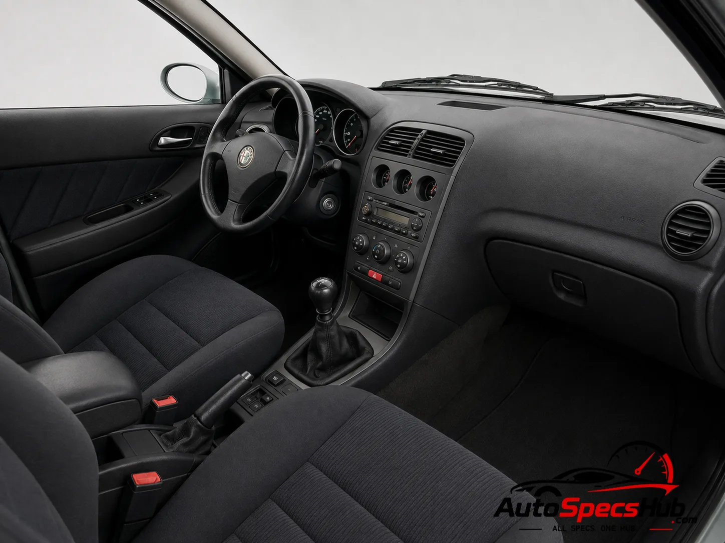 2002 Alfa Romeo 156 Sportwagon 2.4 JTD 8v interior dashboard and front cabin