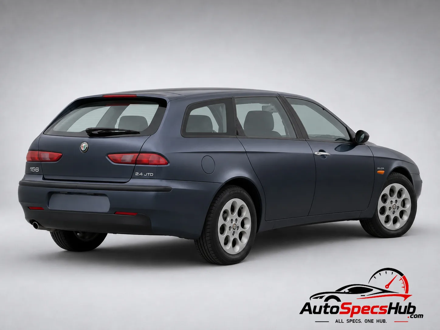 2000 Alfa Romeo 156 Sportwagon 2.4 JTD 8v rear three-quarter view