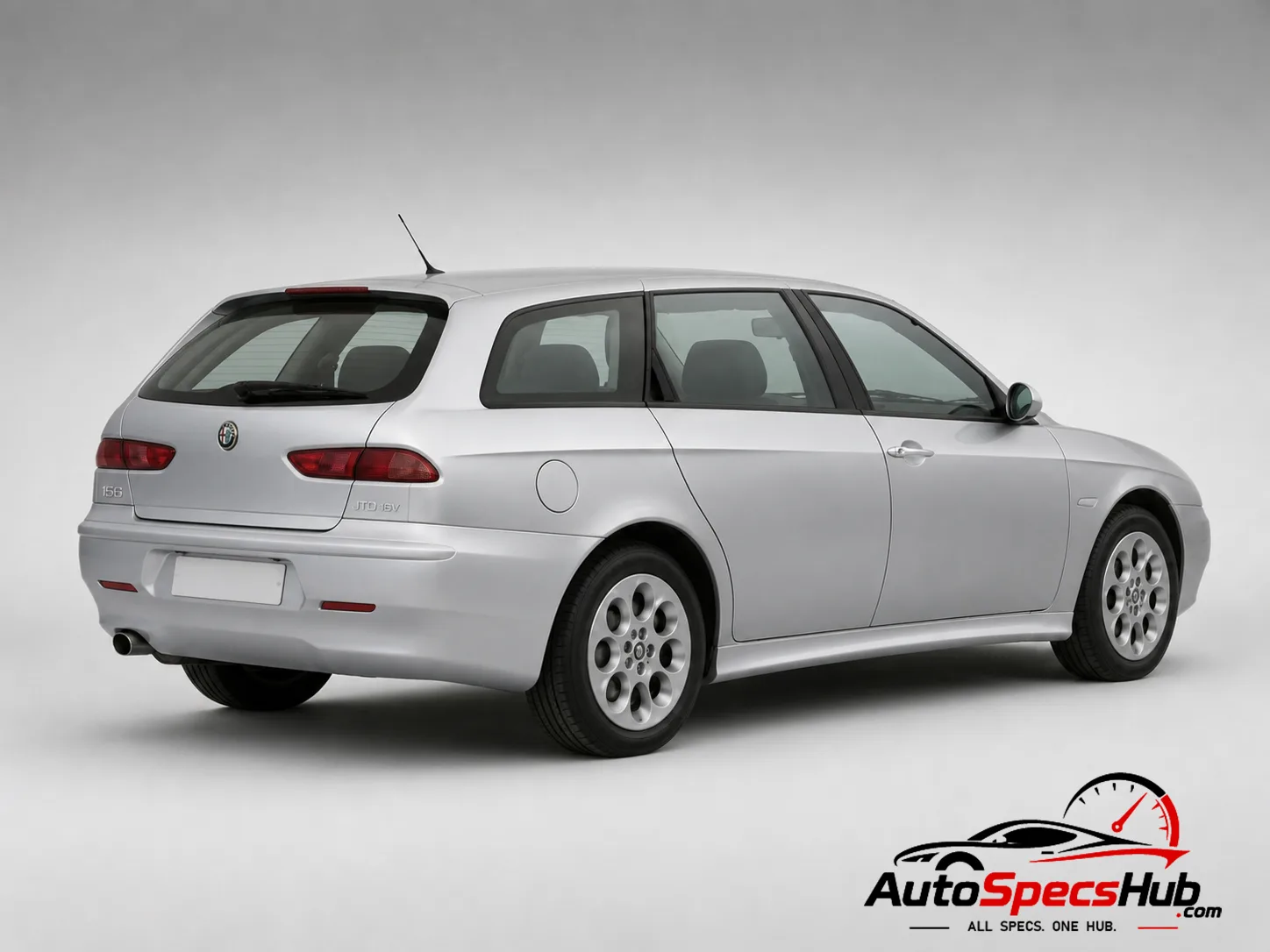 2003 Alfa Romeo 156 Sportwagon 1.9 JTD 16v Multijet rear three-quarter view