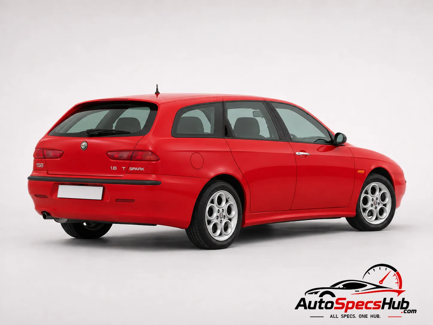 2000 Alfa Romeo 156 Sportwagon 1.6 Twin Spark rear three-quarter view