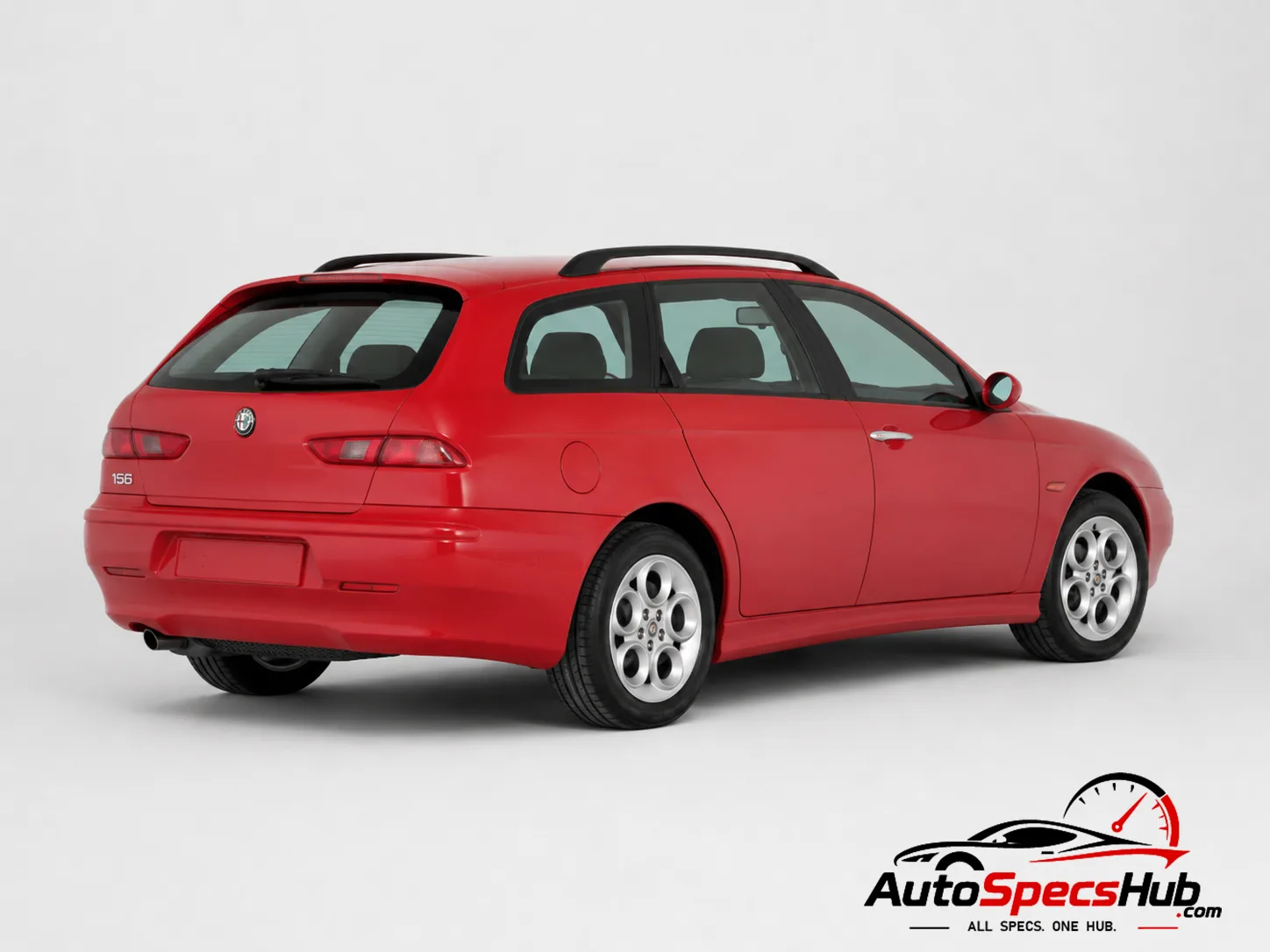 2001 Alfa Romeo 156 Sportwagon 1.6 Twin Spark rear three-quarter view