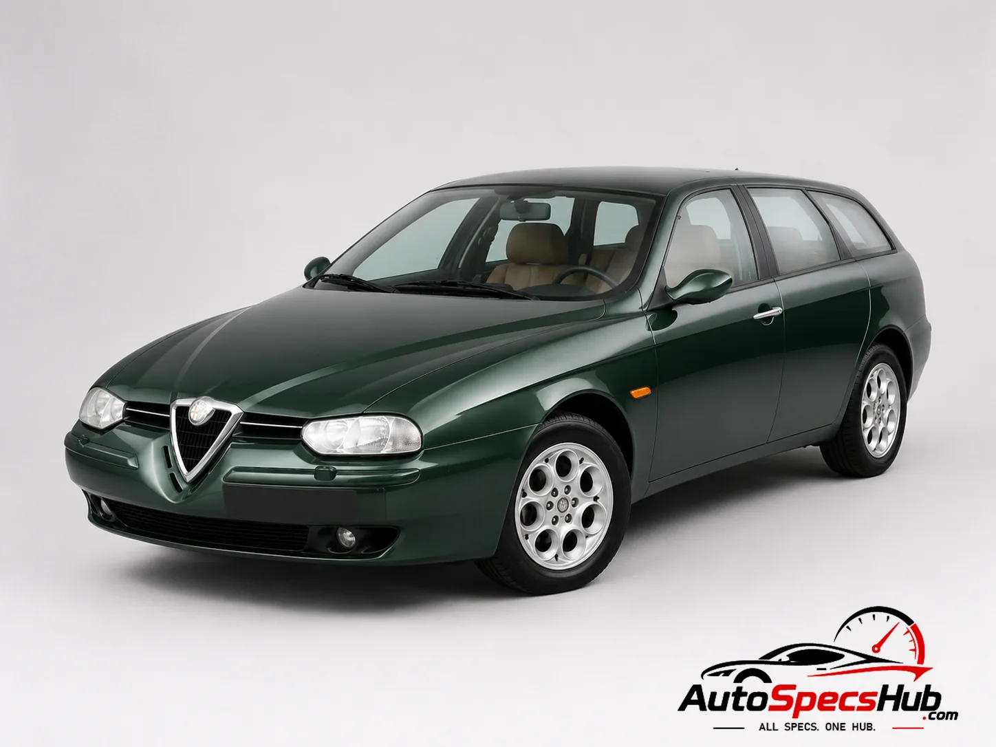 2003 Alfa Romeo 156 Sportwagon 1.6 Twin Spark front three-quarter view