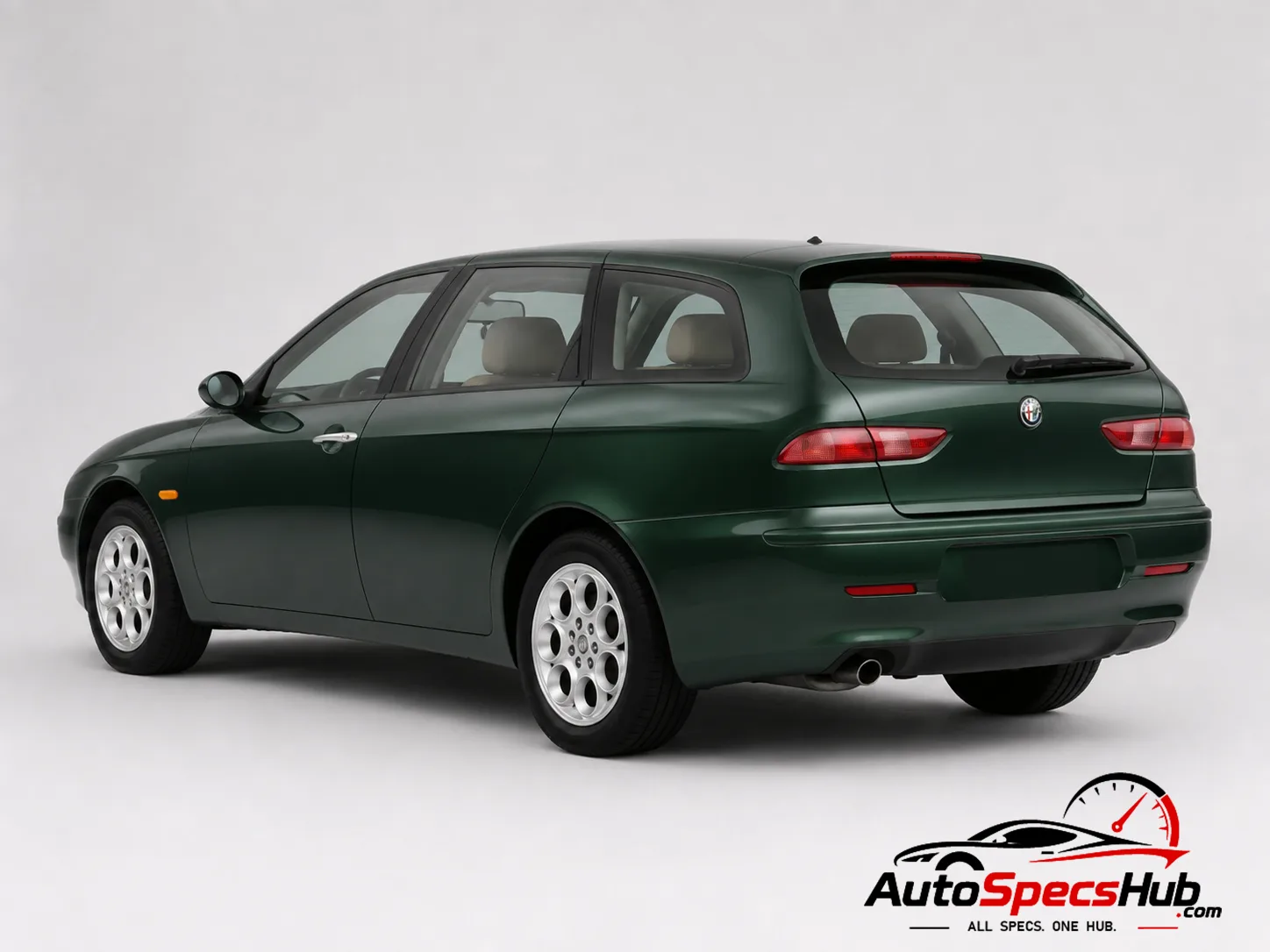 2003 Alfa Romeo 156 Sportwagon 1.6 Twin Spark rear three-quarter view