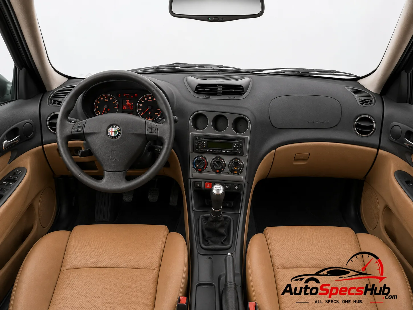 2003 Alfa Romeo 156 Sportwagon 1.6 Twin Spark interior dashboard and front cabin