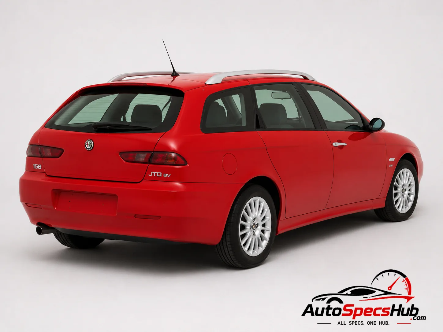 2001 Alfa Romeo 156 Sportwagon 1.9 JTD 8v rear three-quarter view