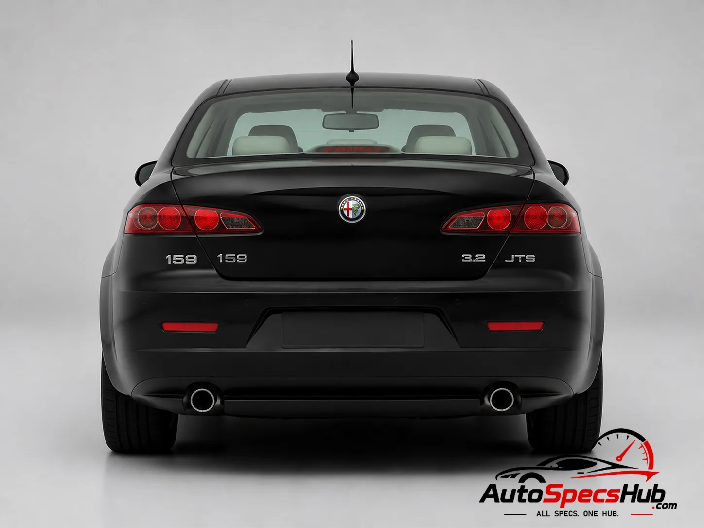 2008 Alfa Romeo 159 3.2 JTS V6 24v Q2 rear view