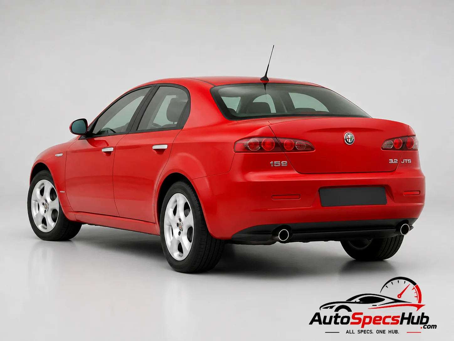 2005 Alfa Romeo 159 3.2 JTS V6 24v Q4 rear three-quarter view