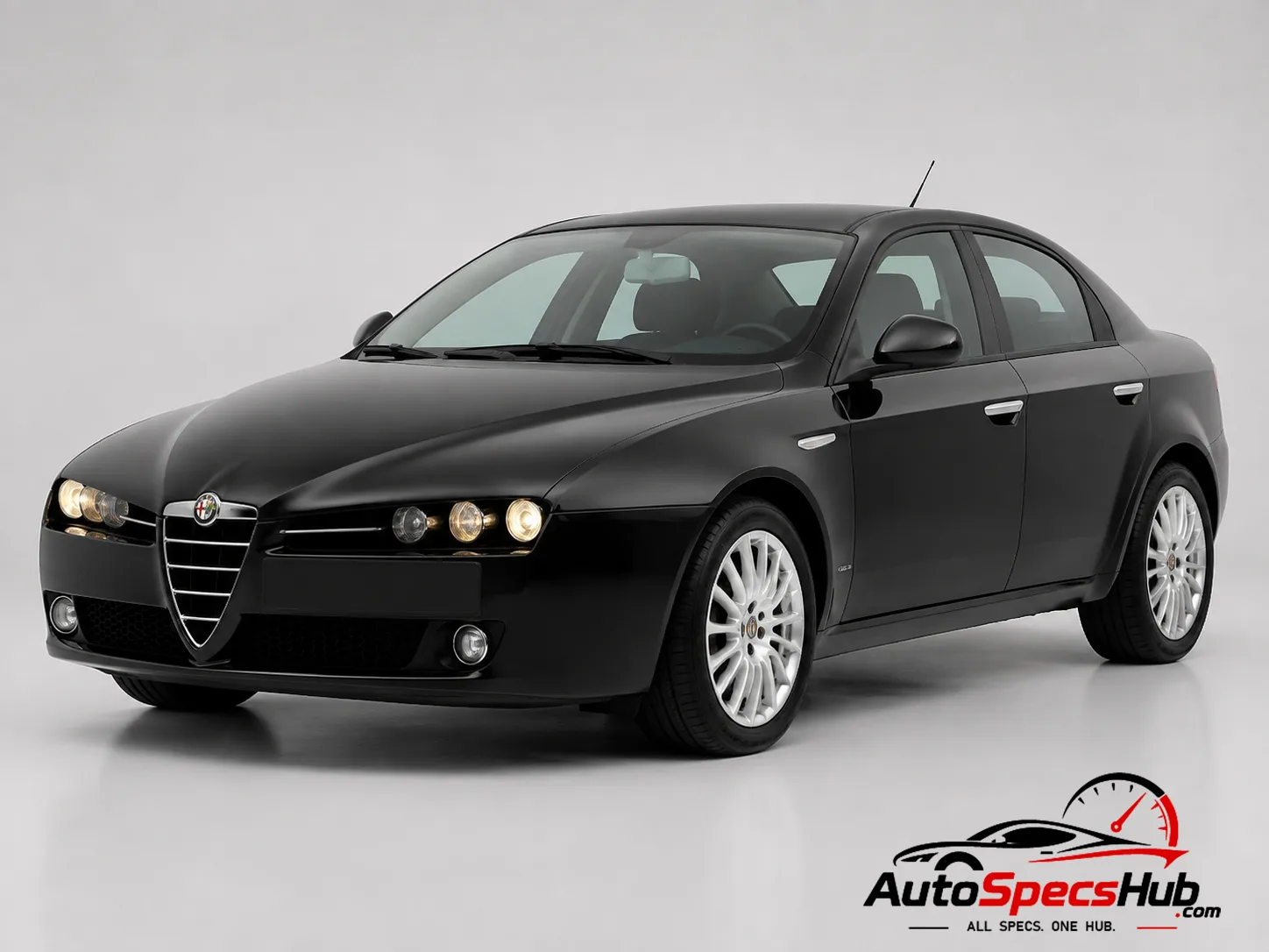 2008 Alfa Romeo 159 3.2 JTS V6 24v Q4 front three-quarter view