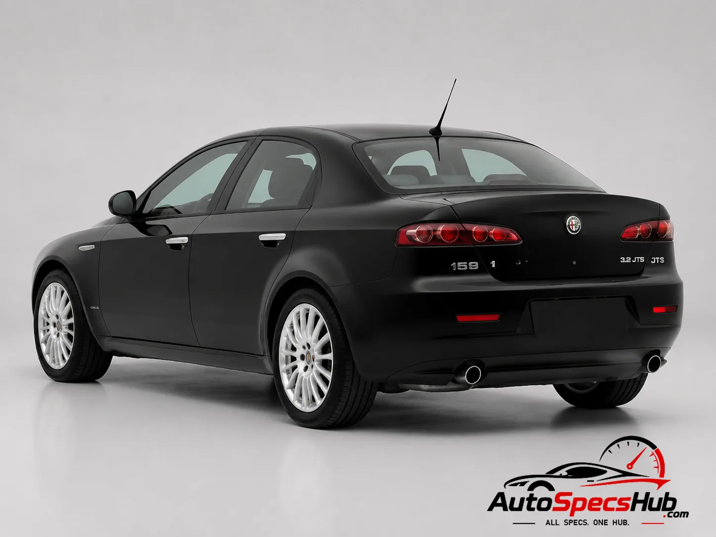 2008 Alfa Romeo 159 3.2 JTS V6 24v Q4 rear three-quarter view