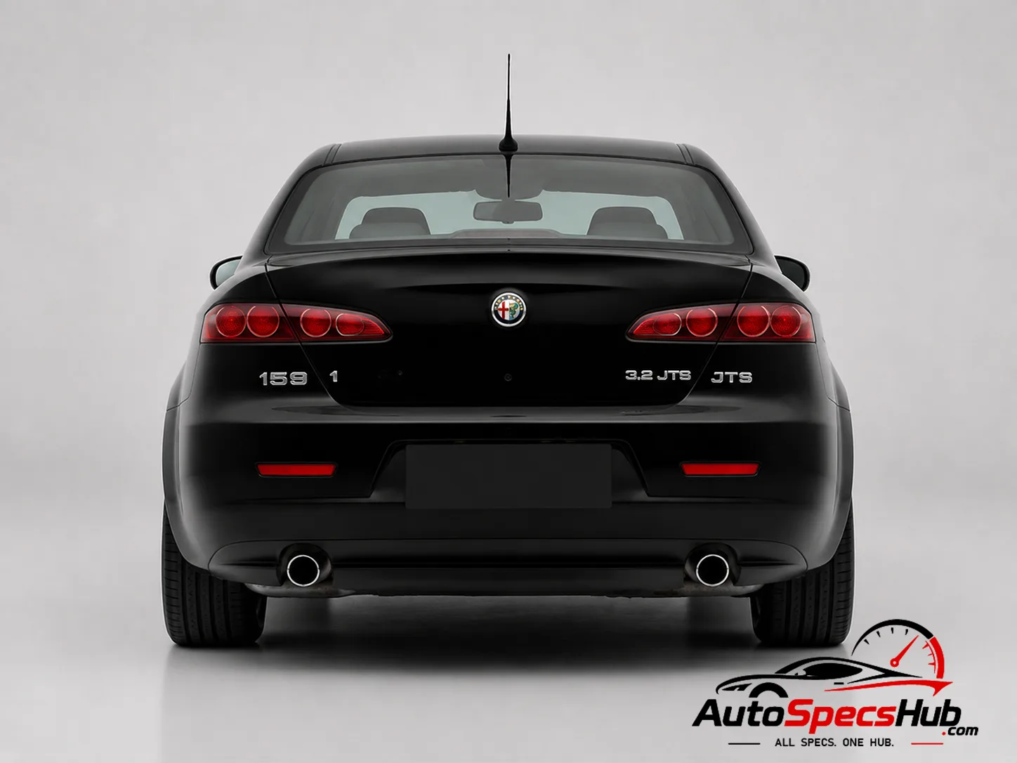 2008 Alfa Romeo 159 3.2 JTS V6 24v Q4 rear view
