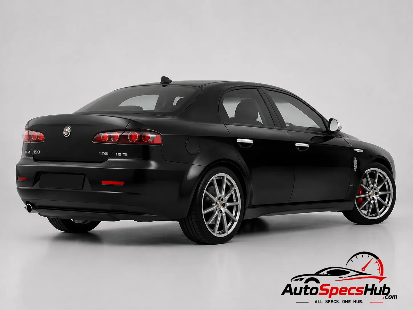 2009 Alfa Romeo 159 1.8 TBI 16v rear three-quarter view