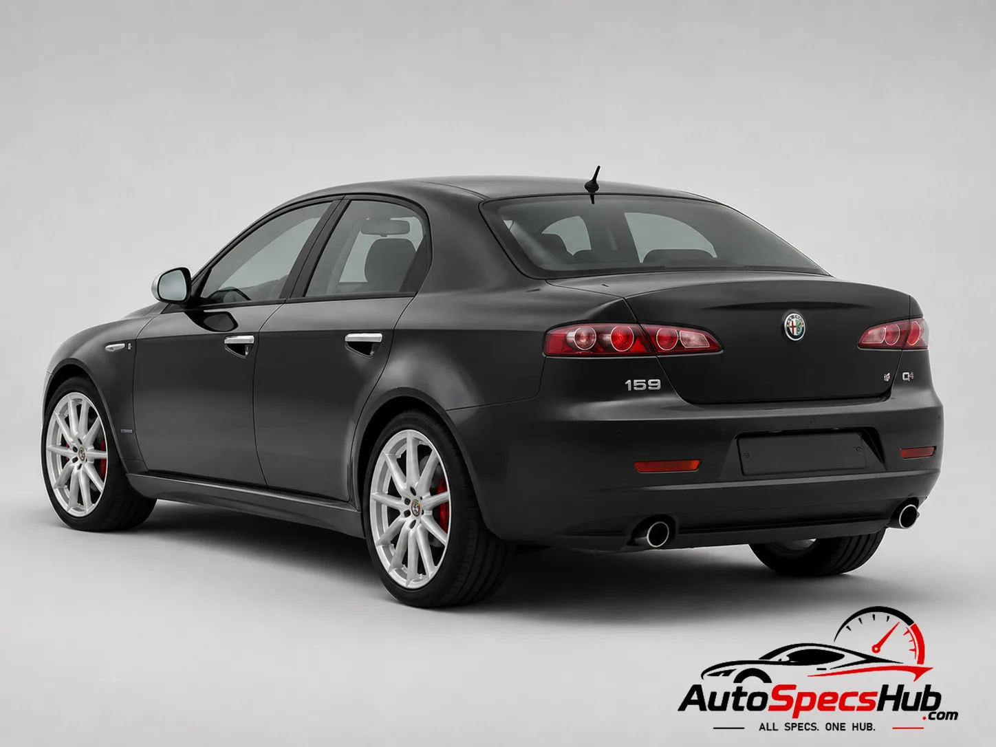 2007 Alfa Romeo 159 2.4 JTDM 20v Q4 rear three-quarter view