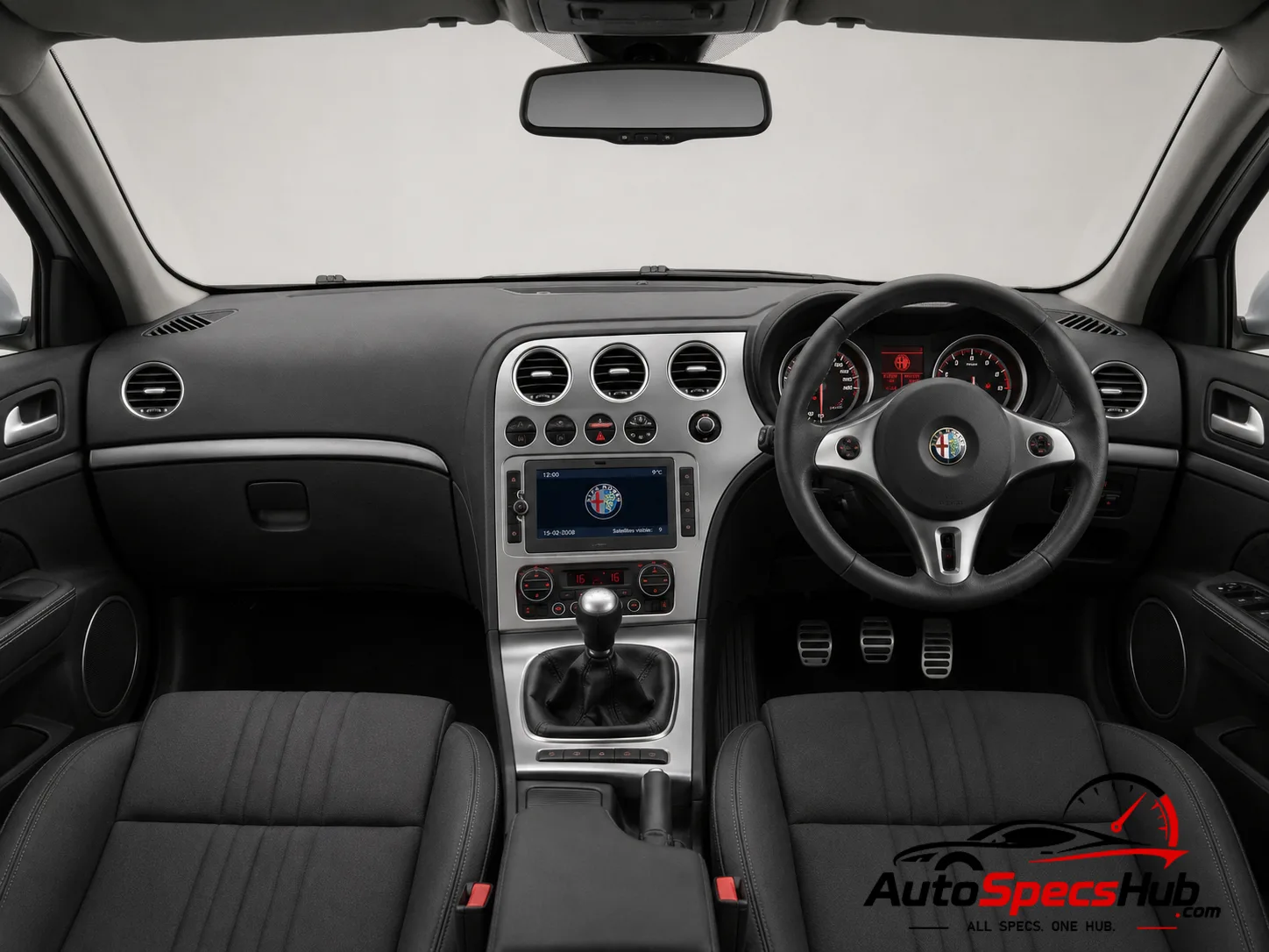 2008 Alfa Romeo 159 2.4 JTDM 20v Q4 interior dashboard and front cabin