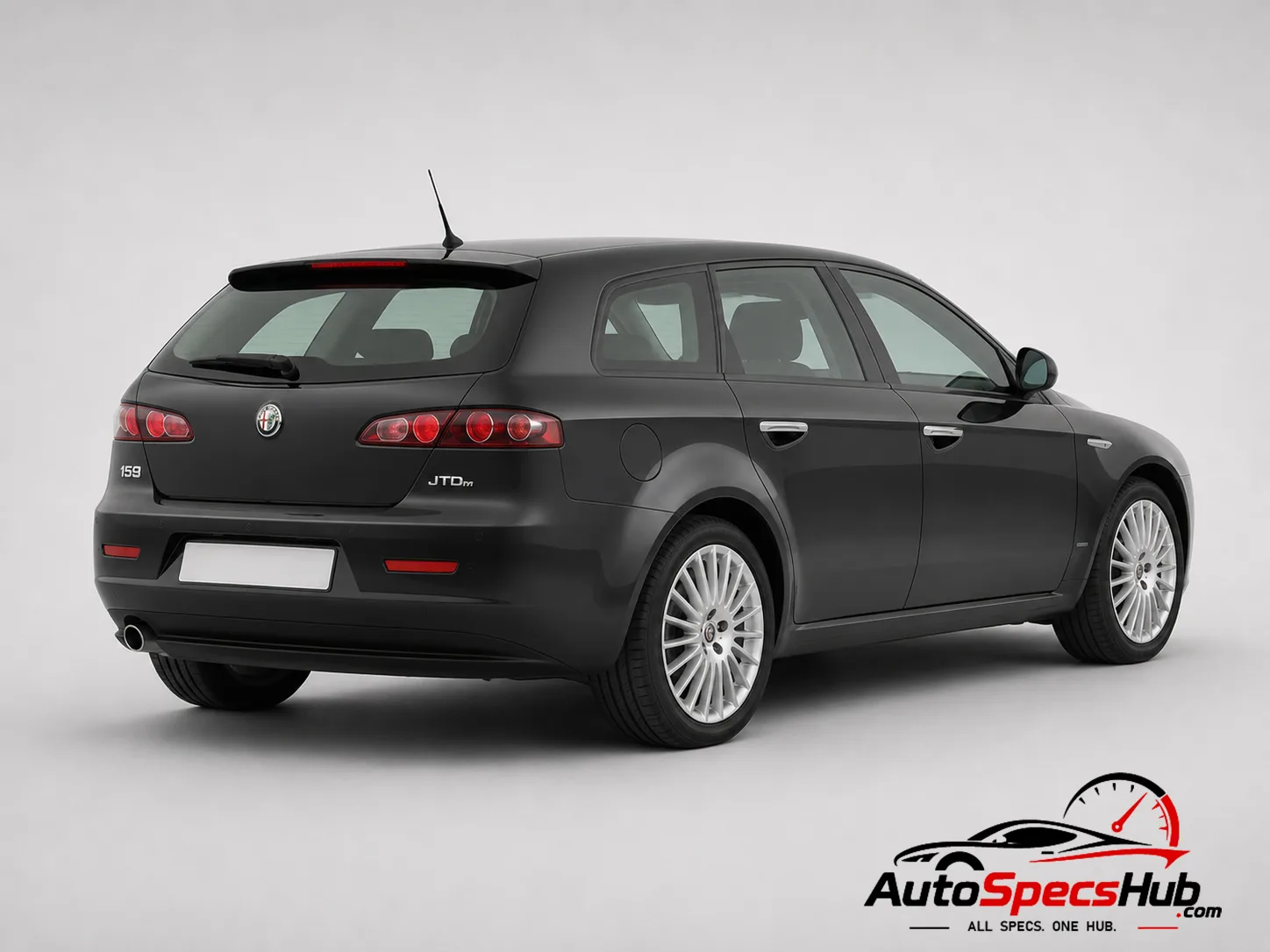 2008 Alfa Romeo 159 Sportwagon 1.9 JTDM 8v rear three-quarter view