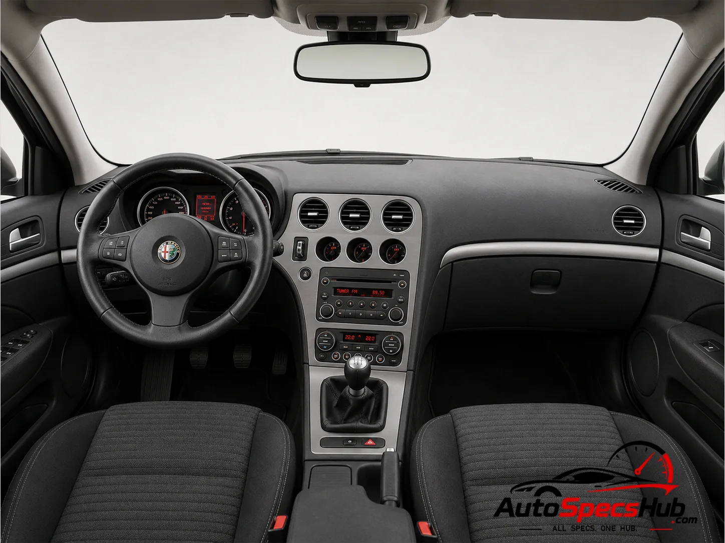 2008 Alfa Romeo 159 Sportwagon 1.9 JTDM 8v interior dashboard and front cabin