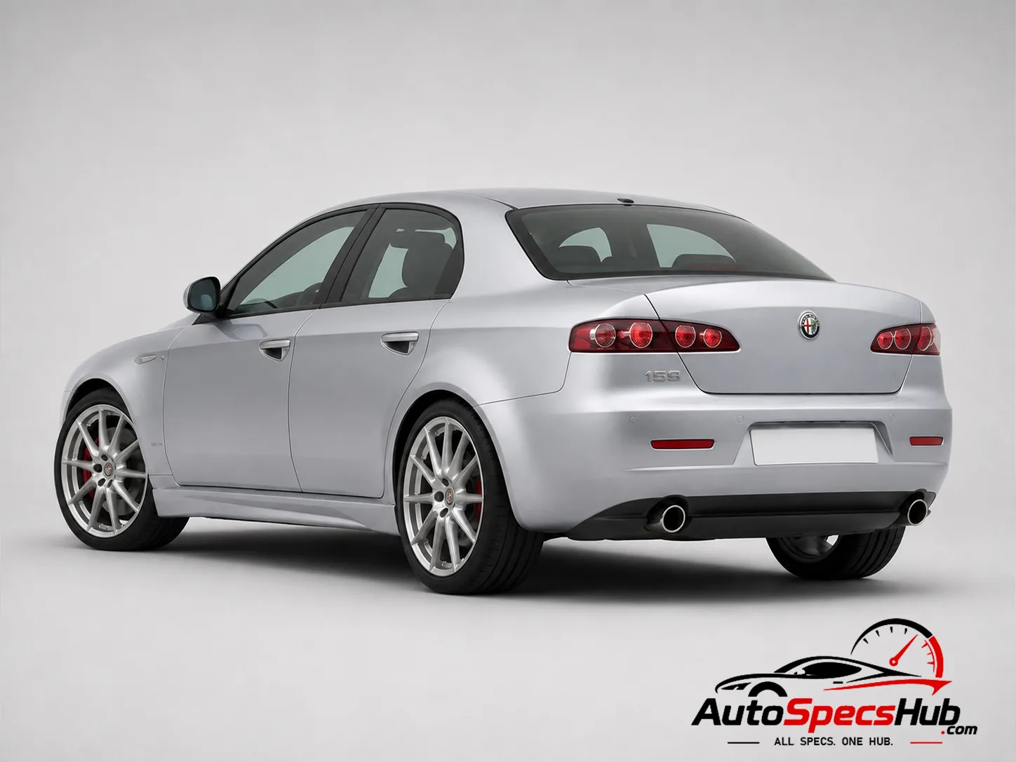 2008 Alfa Romeo 159 2.4 JTDM 20v rear three-quarter view