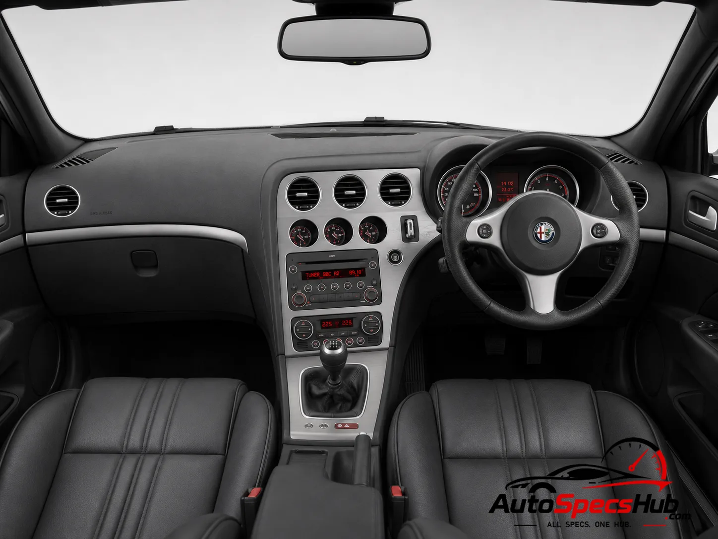 2008 Alfa Romeo 159 2.4 JTDM 20v interior dashboard and front cabin