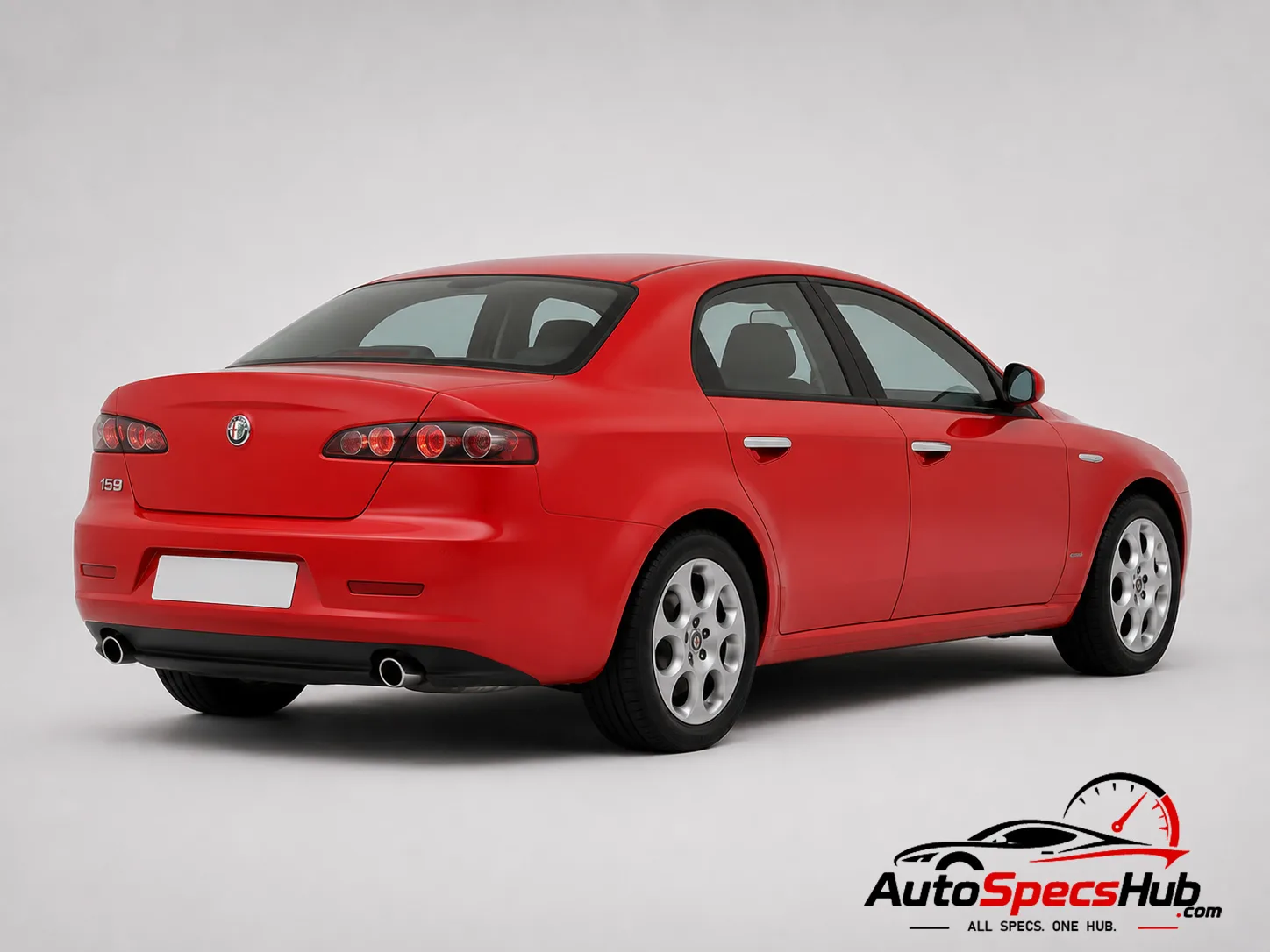 2005 Alfa Romeo 159 2.2 JTS 16v rear three-quarter view