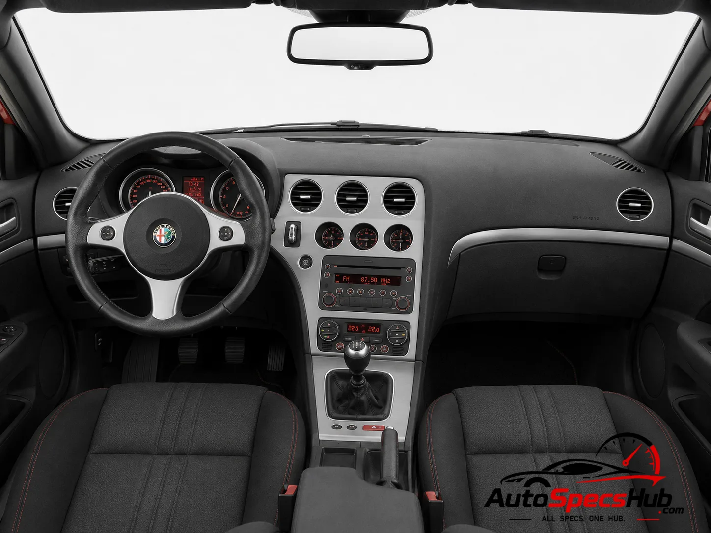 2005 Alfa Romeo 159 2.2 JTS 16v interior dashboard and front cabin