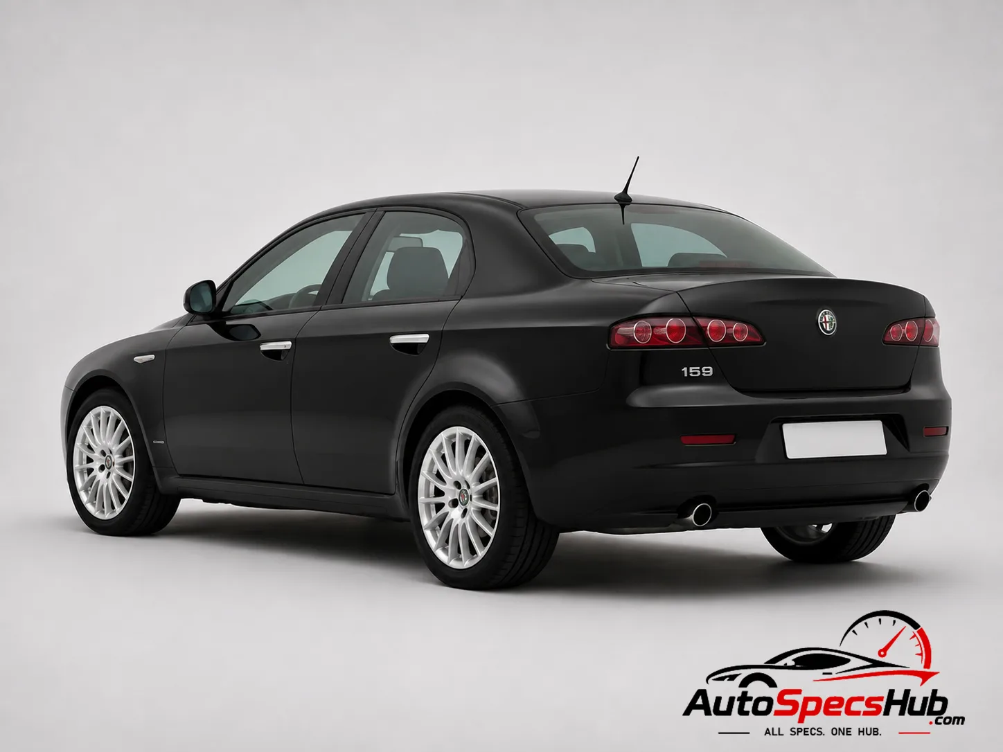 2008 Alfa Romeo 159 2.2 JTS 16v rear three-quarter view