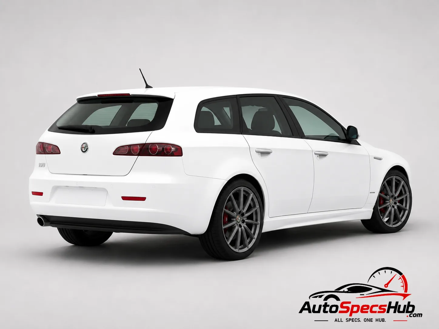 2010 Alfa Romeo 159 Sportwagon 2.0 JTDM 16v 136 rear three-quarter view