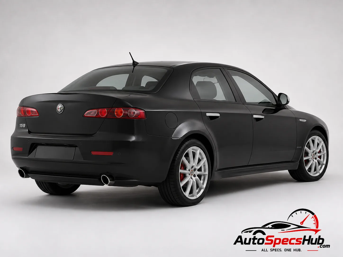 2007 Alfa Romeo 159 2.4 JTDM 20v Q-Tronic rear three-quarter view