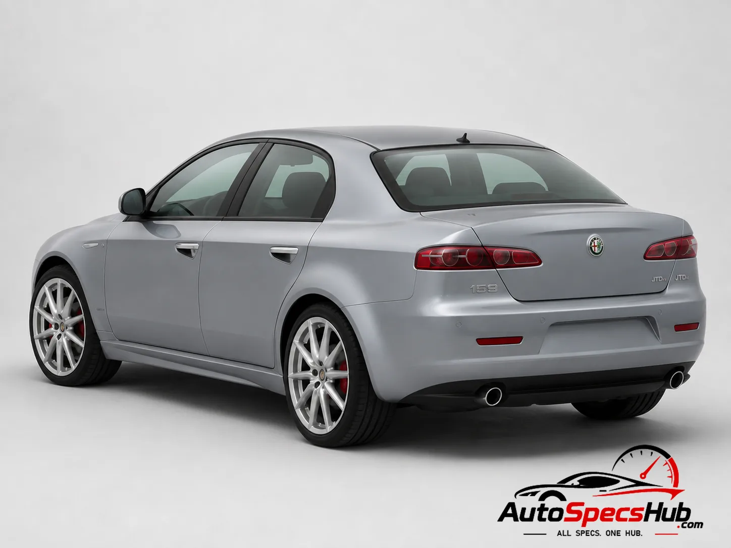 2008 Alfa Romeo 159 2.4 JTDM 20v Q-Tronic rear three-quarter view