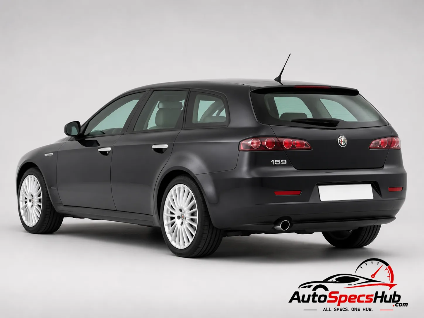 2008 Alfa Romeo 159 Sportwagon 1.9 JTDM 16v rear three-quarter view