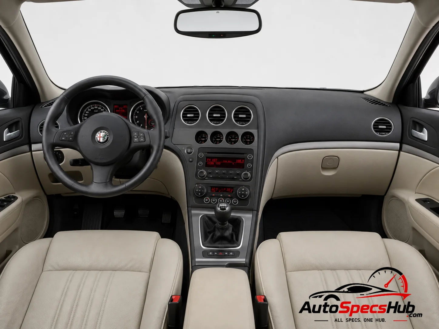 2008 Alfa Romeo 159 Sportwagon 1.9 JTDM 16v interior dashboard and front cabin