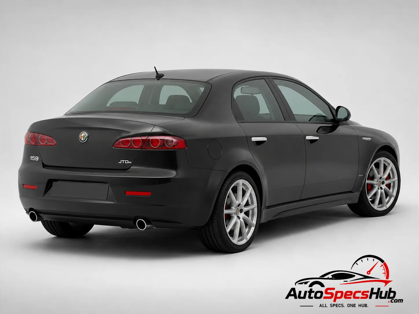 2009 Alfa Romeo 159 2.0 JTDM 16v 170 rear three-quarter view