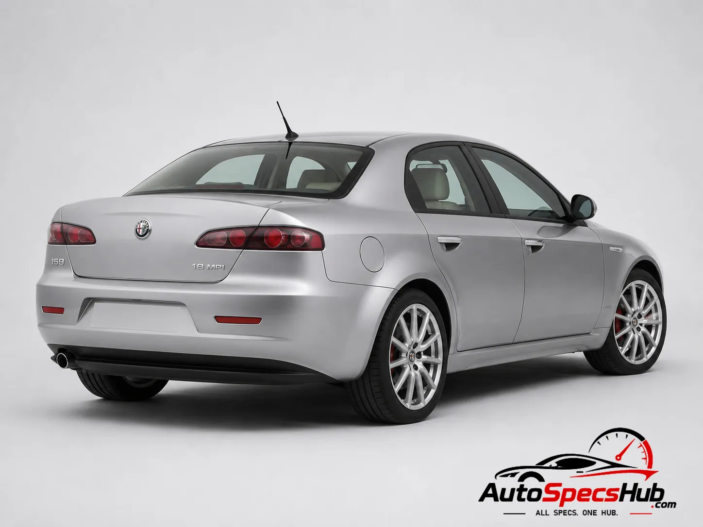 2007 Alfa Romeo 159 1.8 MPI 16v rear three-quarter view