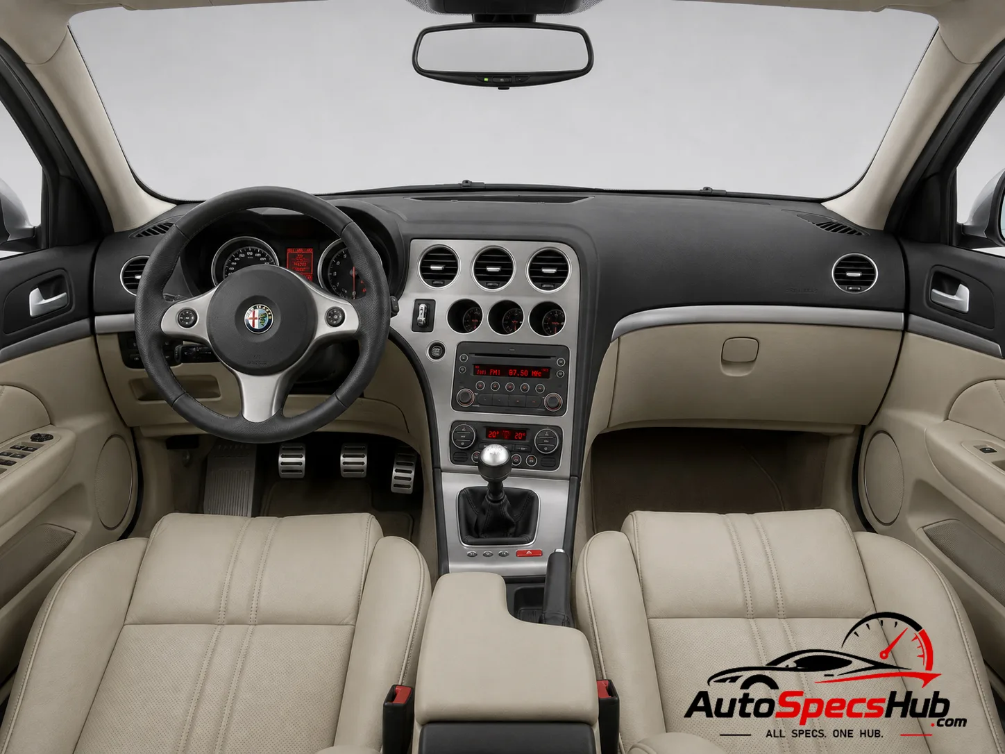 2007 Alfa Romeo 159 1.8 MPI 16v interior dashboard and front cabin