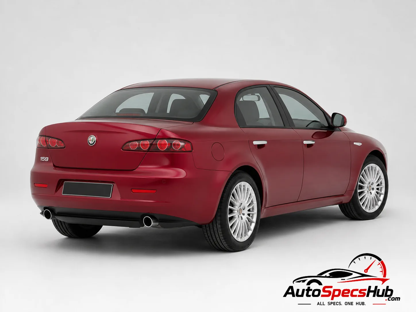 2005 Alfa Romeo 159 1.9 JTDM 16v rear three-quarter view