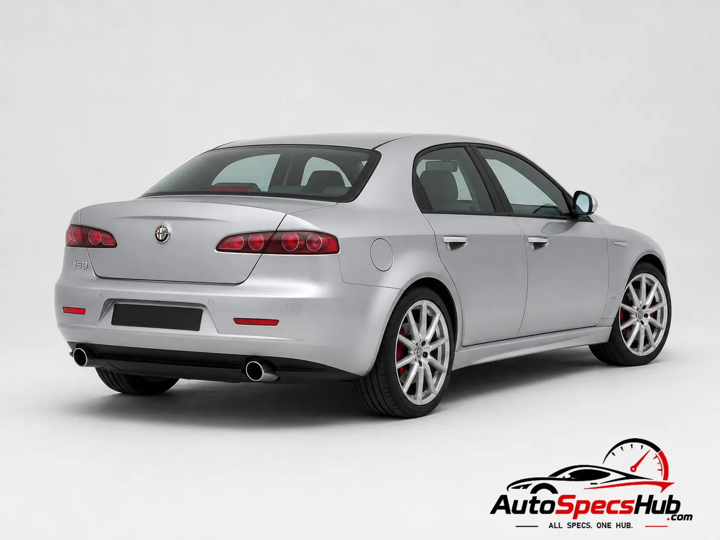 2008 Alfa Romeo 159 1.9 JTDM 16v rear three-quarter view