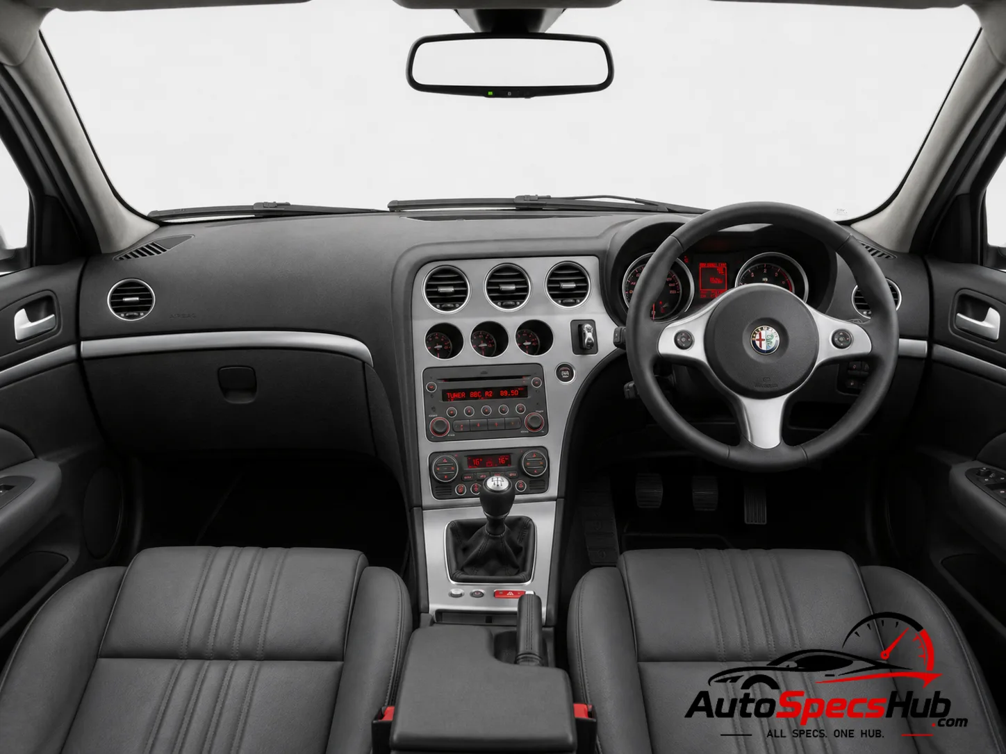 2008 Alfa Romeo 159 1.9 JTDM 16v interior dashboard and front cabin