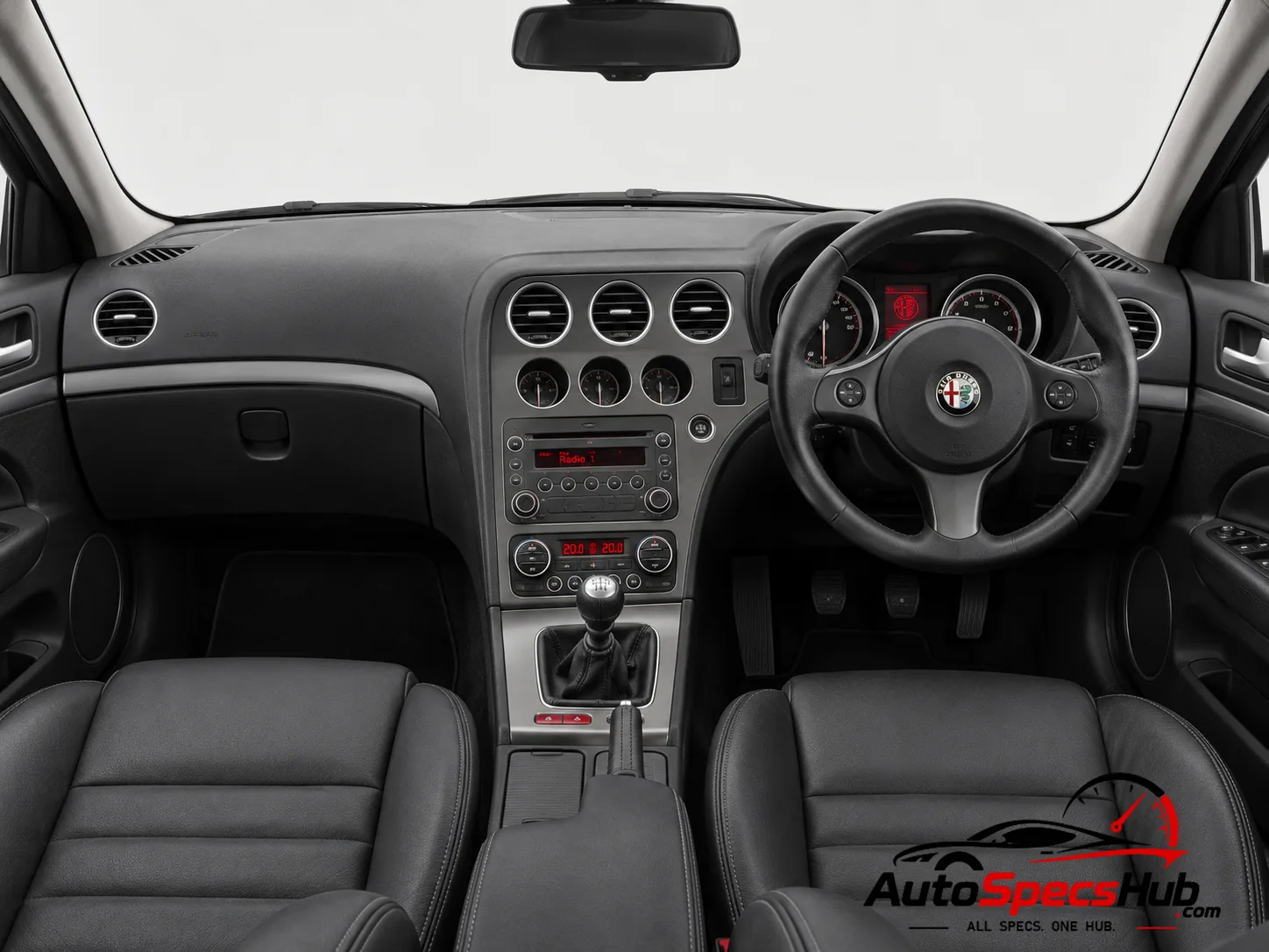 2010 Alfa Romeo 159 2.0 JTDM 16v 136 interior dashboard and front cabin